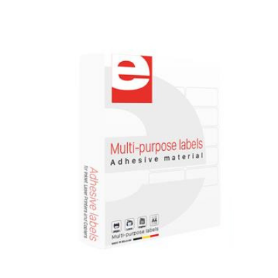 EtiPage PET 800 A5 - Etiquettes 210 x 148,5 mm - C.D. - Polyester blanc mat - Adh. extra permanent1 etiq./A5 - Boîte de 800 A5 - 800 etiq./bte