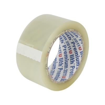 EtiTape PP Ulith-Premium 2011- Acrylaat High Tack lijm 32 µm -Transparant - Geluidsarm - 50 mm x 66 m x 32 µm - Per doos van 36 rollen