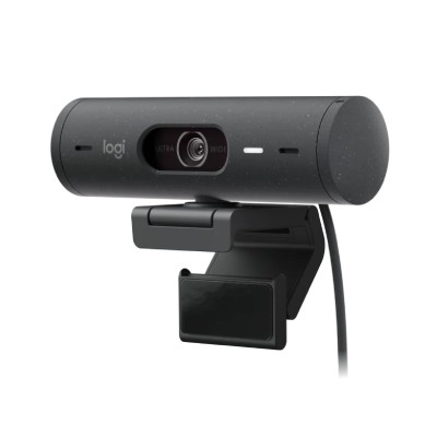 Logitech Brio 505 - Draadgebonden webcam met ingebouwde dubbele stereomicrofoons - USB-C - Grafiet - 1,5m USB-C-kabel