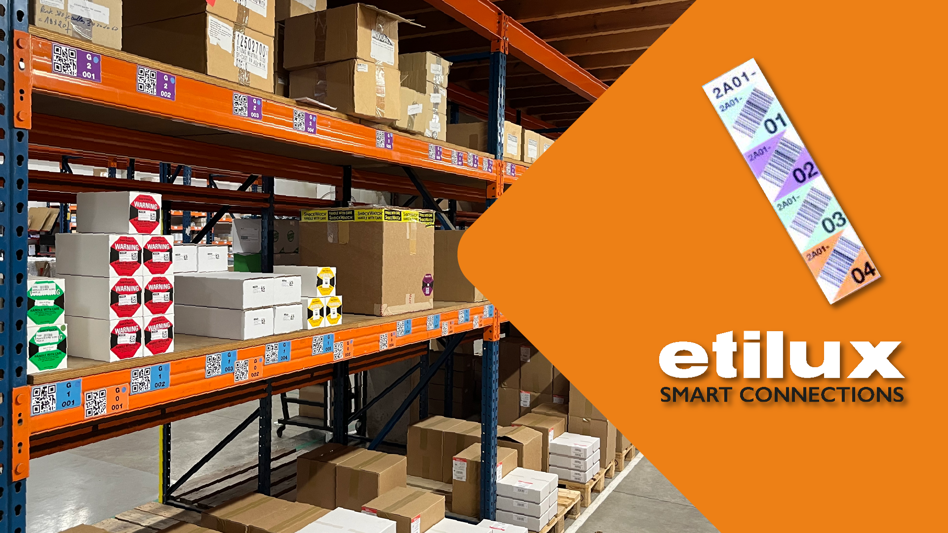 étiquettes pour lisse de rack