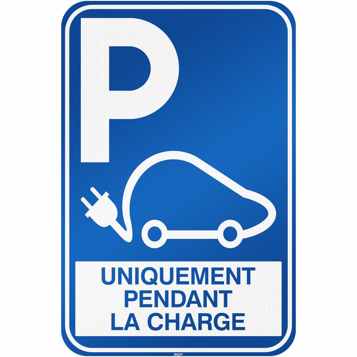 panneau signalisation parking voiture electrique