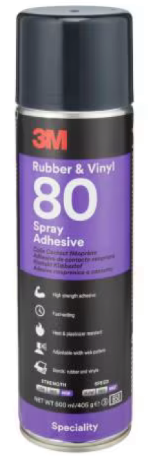 3M-contactlijm in spuitbus, nummer 80