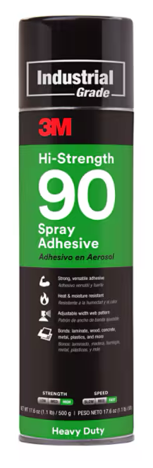 3M-contactlijm in spuitbus, nummer 90