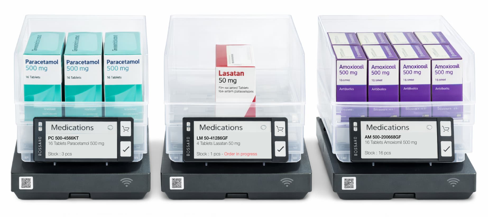 Voorraadbeheer met een elektronische weegschaal