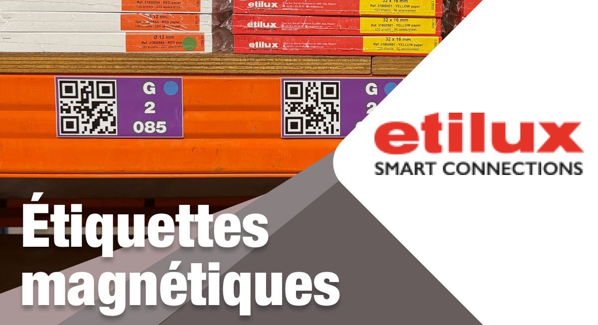 Étiquettes magnétiques pour racks : une identification qui s’adapte à votre entrepôt